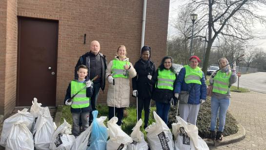 Buurtactie Parkwijk: zwerfvuil ruimen